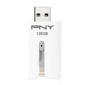 فلش مموری پی ان وای مدل اپل او تی جی با ظرفیت 128 گیگابایت PNY Apple OTG USB 2.0 Flash Drive 128GB