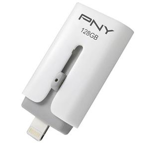 فلش مموری پی ان وای مدل اپل او تی جی با ظرفیت 128 گیگابایت PNY Apple OTG USB 2.0 Flash Drive 128GB