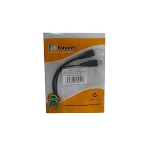 کابل هارد اکسترنال USB 3.0 فرانت به طول 20 سانتیمتر با کابل شارژ Faranet A/M To Y MicroUSB 3.0 External Hard Cable 20cm