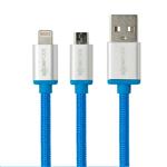 Boompods Retrocable MFI USB to Lightning Charging Data Cable 1m