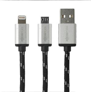 کابل لایتنینگ بوم پادز مدل رتروکابل ام اف به طول 2 متر Boompods Retrocable MFI USB to Lightning Charging Data Cable 2m 