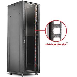 رک شبکه ایستاده 42 یونیت عمق 80 دیتاشین Datasheen SR428B 