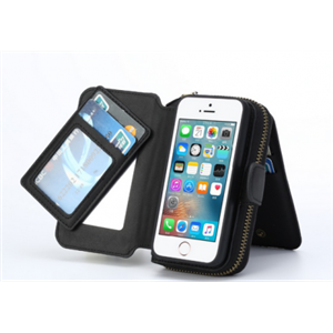 کیف پول چرمی بی ار جی مخصوص iPhone 5 / 5S / SE 