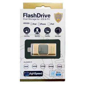 Iphone Flash Drive Dual Storage For iOS  PC  Android LXML03-128GB 