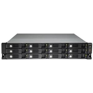 ذخیره ساز تحت شبکه کیونپ مدل تی وی اس 1271 یو آر پی QNAP TVS-1271U-RP i5 16GB 12-Bay Diskless Network Attached Storage