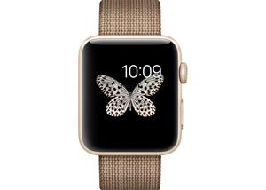 ساعت مچی هوشمند اپل واچ 2 42 میلیمتر با بند Toasted Coffee Caramel Apple Watch 42mm Gold Aluminum Case with Woven Nylon Band 