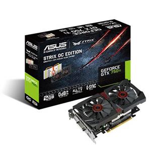 ASUS STRIX GTX750TI OC 2GD5 Graphic Card کارت گرافیک ایسوس
