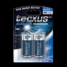 باتری سایز متوسط تکساس 6200 میلی آمپری آلکالاین ماکزیمم 2عددی tecxus C/ LR14 Battery - 2pc pack
