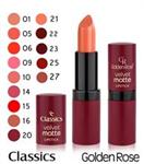 رژلب VELVET MATTE  برند  CLASSIC and Golden Rose 14