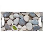 سینی باریکو مدل Stones And Leaf سایز 19x41 سانتی متر