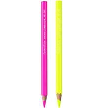 مداد رنگی 2 رنگ کارن داش مدل Highlighter Caran dAche Highlighter  2 Color Pencil