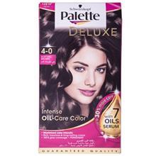 کیت رنگ مو پلت سری Deluxe مدل Soft Mid Brown شماره 0-4 Palette Kit Deluxe Soft Mid Brown Shade 4-0