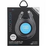 Energea Nylotough USB-C To microUSB Cable 1.5m