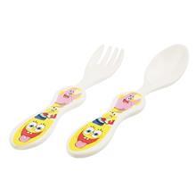 قاشق و چنگال کودک بلو بیبی مدل Sponge Bob B-002 Blue Baby Sponge Bob B-002 Baby Fork And Spoon