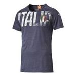 Puma Figc Italia Azzurri Badge Tee peacoat 74695104