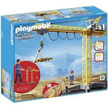 ساختنی پلی موبیل مدل Large Crane with IR Remote Control 5466 Playmobil Large Crane with IR Remote Control 5466 Building