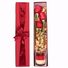 جعبه هدیه میتا مدل رز قرمز و شمع Mita Red Rose And Candle Gift Pack
