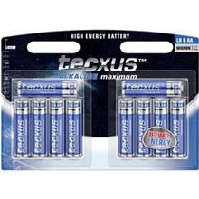 باتری قلمی تکساس مدل Alkaline Maximum - بسته 10 عددی Tecxus Alkaline Maximum LR6 AA Battery - Pack of 10