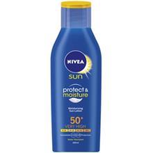 برنزه کننده و ضد آفتاب نیوآ Nivea Sun Protect And Moisture Sunscreen Lotion SPF 50 Plus