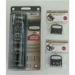 پک شانه ماشین اصلاح وال مدل Wahl Premium Cutting Guide with Metal Clip 8 Pack 3171-500