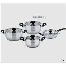 سرویس قابلمه استیل 8 پارچه یونیک un-8803