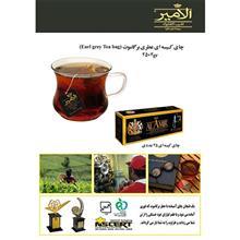 چای کیسه ای عطری25 عددی( برگاموت) الامیر AlAmir TEA