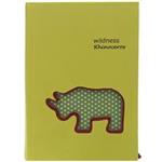 دفتر یادداشت ونوشه طرح Wildness Rhinoceros
