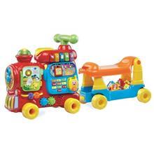 بازی آموزشی وی تک مدل Push And Ride Alphabet Train Vtech Push And Ride Alphabet Train Educational Game