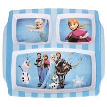 Blue Baby Frozen Elsa Baby 3-Section Plate 