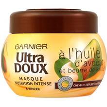 ماسک مو  آووکادو و شی باتر  گارنیه سری Ultra Doux مدل Avocado حجم 300 میلی لیتر Garnier Ultra Doux Avocado Hair Mask 300ml