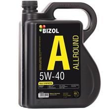 روغن موتور خودرو بیزول مدل Allround 5W 40 ظرفیت لیتر Bizol Engine Oil 4L 