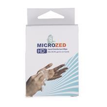 دستمال ضد عفونی کننده دست میکروزد مدل HD بسته 5 عددی Microzed HD Wipe For Hand 5PCS