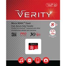 کارت حافظه و رم Memory Cards VERITY U1 Class 10 30MB/S microSDHC - 8GB