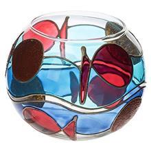 جاشمعی شیشه ای ویترای گالری انار طرح ماهی 