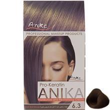 کیت رنگ مو آنیکا سری Pro Keratin مدل Matt شماره 6.3 Anika Pro Keratin Matt Hair Color Kit 6.3