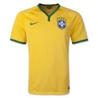 پیراهن اول تیم ملی برزیل Brazil 2014 Home Soccer Jersey 