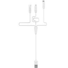 کابل تبدیل USB به لایتنینگ/microUSB/USB-C هوکو مدل X1 Rapid به طول 1 متر Hoco X1 Rapid USB To Lightning/microUSB/USB-C Cable 1m