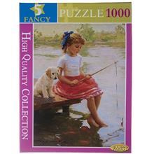 پازل 1000 تکه فنسی مدل Little Girl In Lake Fancy Little Girl In Lake 1000Pcs Toys Puzzle