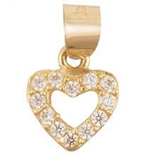 آویز گردنبند طلا 18 عیار رزا مدل N020 Rosa N020 Gold Necklace Pendant Plaque