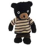 Naomi Tozaki Black Bear With Striped Clothing  Size Medium Toys Doll