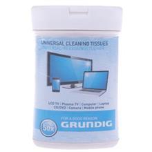 دستمال تمیز کننده گروندیگ مدل 38677 بسته 50 عددی Grundig 38677 Universal Cleaning Tissues Pack Of 50