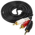 TSCO TC 81 2 In 1 3.5mm To 2 RCA Plug Cable 2m