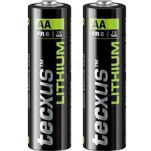 باتری قلمی تکساس مدل Lithium - بسته 2 عددی Tecxus Lithium AA Battery - Pack of 2