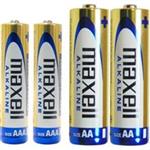 Maxell Alkaline AA and AAA Battery Pack of 4