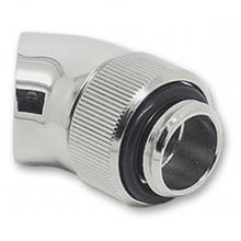 اداپتر فیتینگ ای کی دبلیو بی مدل اف نیکل با زوایه 45 درجه رزوه جی 1 اینچ Ekwb EK AF Angled 45° G1 Nickel Fitting Adapter 