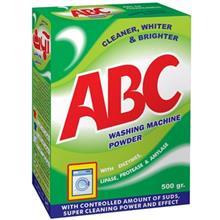 پودر ماشین لباسشویی ا.ب.ث محتوی انزیم بسته 500 گرمی ABC With Enzymes Washing Machine Powder 500g 