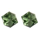 گوشواره میخی الیور وبر مدل Cubo Peridot 21015-214