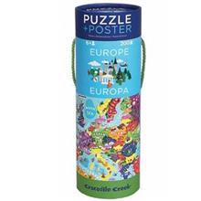 پازل 200 تکه کروکودیل کریک مدل Europe Crocodile Creek Europe 200 Pcs Puzzle