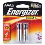 Energizer Max Alkaline AAA Battery Pack Of 2