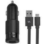 Riva Case Rivapower 4222 Car Charger With microUSB Cable